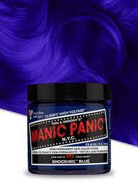 Bunte haarfarben von manic panic! Amazon Com Manic Panic Shocking Blue Hair Dye Classic Beauty