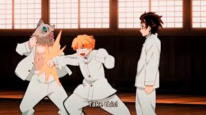 Kimetsu no yaiba, din timpuri de demult, au tot existat zvonuri despre demoni mâncători de oameni, astfel că sătenii nu se aventurează niciodată în pădure pe timp de noapte. Inosuke Cursed Coub The Biggest Video Meme Platform