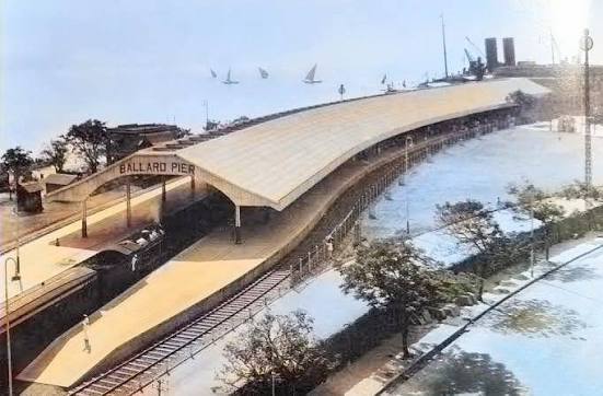 Old Ballard Peir Railway Station Mumbai.