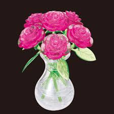 Make your own vase with this 3d jigsaw puzzle. Spielzeug Bepuzzled Original 3d Roses In A Vase Crystal Puzzle Roses In A Vase Red 3d Puzzles Gamersjo Com