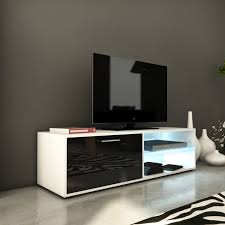 Table basse noelle table de salon rectangulaire ou meuble. Meuble Tv Design Kiara I 120cm Noir Brillant