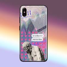 Teal gif art digital art color colors colorful. Vaporwave Trippy Aesthetic Quotes Statue Glass Soft Silicone Phone Case Shell For Iphone5 5s Se 6 6s 7 8 Plus X Xr Xs 11 Pro Max Case Cover Phone Casesshell Cover Aliexpress