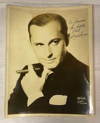 1930's Joe Penner American Vaudeville, Radio, & Film Comedian Hand Signed  Autographed 8"x10" W/ LOA