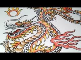 Gambar baru diunggah setiap minggu. Kreasi Gambar Kereen Cara Menggambar Naga Tatto Naga Youtube