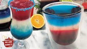 Les cocktails sans alcool font fureur. Comment Faire Des Cocktails Bleu Blanc Rouge Avec Ou Sans Alcool Apero Addict Youtube