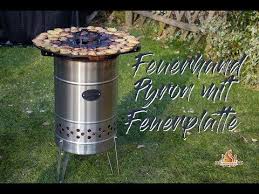 Youtube Feuertonnen Feuerplatte Feuer