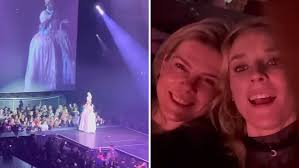 Diane Kruger and friend Caroline Blank enjoy Madonna concert