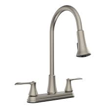 Owofan commercial solid brass single handle single lever pull down sprayer spring kitchen sink faucet. Kitchen Faucet With Swivel Spout Pull Down Spray Kitchen Bar Faucets Kent Building Supplies