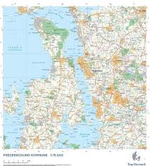 Specialister i guidebøger, instruktionsbøger og kort. Trap Danmark Kort Over Frederikssund Kommune