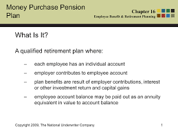 Check spelling or type a new query. Money Purchase Pension Plan What Is It A Qualified Retirement Plan Where