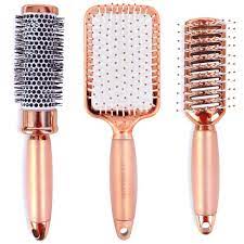 Luxury Hair Brush Set Rose Gold Hair Brush Set Hair Brush Gold Hair