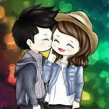 Romantic Girl And Boy In 2020 Cute Couple Wallpaper Cute Love Cartoons Cute Couple Cartoon