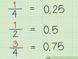 4 Easy Ways To Convert Fractions To Decimals Wikihow