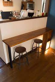 diyで完成手を加えて造りあげるオリジナルの和み空間 カウンターテーブル diy 家のインテリア キッチンカウンター