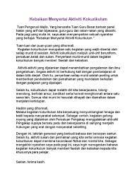 Kebaikan sukan yang akan diperoleh apabila pelajar menyertai aktiviti sukan adalah mampu melahirkan masyarakat yang sihat tubuh badan dan minda yang cerdas. Kebaikan Menyertai Aktiviti Kokurikulum