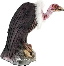 Animatronic Light-Up Zombie Vulture, 11in x 12.2in - Halloween Decoration