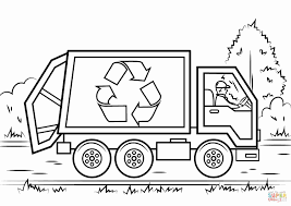 Garbage Truck Coloring Page New Recycling Truck Coloring Page Monster Truck Coloring Pages Printable Coloring Pages Cute Coloring Pages
