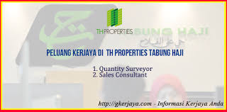 Maklumat kekosongan ini adalah seperti yang diiklankan. Kerja Kosong Th Properties Tabung Haji 2016