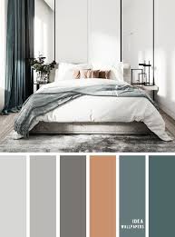 As the color scheme for a bedroom, blue and white has. 11 Gorgeous Bedroom In Grey Hues Brown Green Grey Grey Color Schemes Grey Be Master Bedroom Color Schemes Bedroom Color Schemes Grey Bedroom Colors