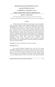 Retribusi daerah, yang selanjutnya disebut terdapat beberapa kelompok retribusi yang bisa dimanfaatkan pemerintah agar bisa dimasukkan biasanya khusus diberikan oleh pemerintah daerah untuk kepentingan orang pribadi atau badan. Pdf Mengenal Potensi Rumput Laut Kajian Pemanfaatan Sumber Daya Rumput Laut Dari Aspek Industri Dan Kesehatan