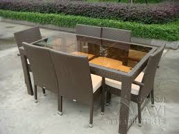 7 Adet Koyu Kahverengi Rattan Bahce Yemek Masa Ve 8 Adet Ile Setleri Arms Sandalye Deniz Yoluyla Tasima Garden Dining Set Rattan Gardenrattan Garden Sets Aliexpress