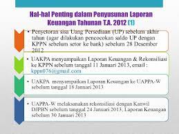 Berikut kami kirim materi evaluasi implementasi program jamkesda Penyusunan Laporan Keuangan Tahun Ppt Download