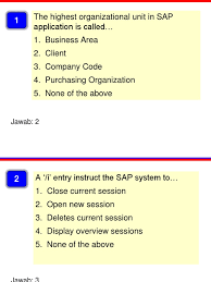 Maybe you would like to learn more about one of these? Soal Jawab Sap Fundamental 1 Pdf