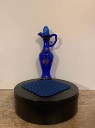 Vintage Cobalt Blue Avon Decanter