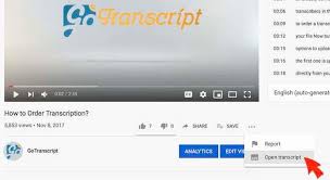There's a reason why it's hard to find out how to download youtube videos. Getting The Transcription Of A Video From Youtube