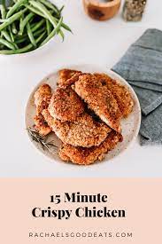 15 Minute Crispy Chicken Gf Df Rachael S Good Eats Recipe Food Food Processor Recipes Cooking