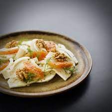 Salade De Fenouil Aux Oranges Fennel Salad With Oranges Recipe In 2020 Fennel Salad Stuffed Peppers Orange Salad