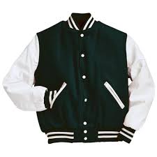 Black And White Varsity Jacket Mens Forest Green And White Varsity Letterman Jacket Leather Sleeve Jacket Varsity Letterman Jackets Varsity Jacket