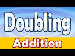 Addition Doubling Numbers Song Youtube For Second Grade Activity Say The Math Facts Along With The Video Lead Top Math Songs Math Facts Math Addition
