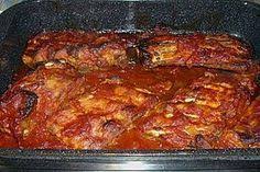 Spareribs Zum Fingerablecken Fingerablecken Fleischgerichte Spareribs Spare Ribs Grilling Recipes Cooking
