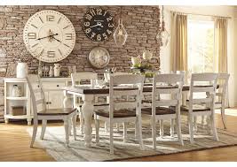 By noble house (8) table shape wood outdoor dining table with 2 benches 70 in. Marsilona Rectangular Dining Table W 8 Chairs Home Furniture And Accessories Bahrain