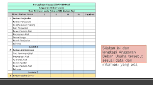 Check spelling or type a new query. Penyusunan Anggaran Beban Usaha Rita Tri Yusnita Se