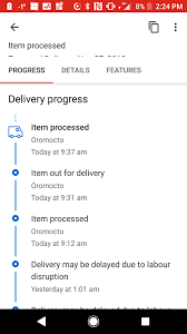 Not listed on ups tracking event description site but we think it means your delivery will be delayed one business day — unless you're newland and. Item Processed At Local Delivery Facility Canada Post Redflagdeals Com Forums