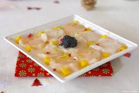 Carpaccio De Saint Jacques Aux Mangues Et Oeufs De Lump Carpaccio Saint Jacques Saint Jacques Recettes Pour Le Diner