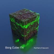 Borg Cube Itx Cherrytree Inc Cube Computer Case Rubiks Cube
