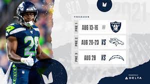 Seahawks 2021 Preseason Opponents Announced