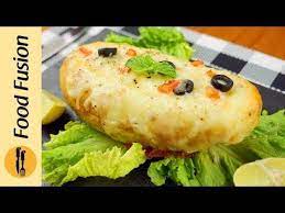 Stuffed Potato With Cheese Food Cheese Recipes Cheese Potatoes