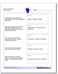 Addition Worksheet Word Problems Worksheet 1 Word Problems Worksheet Division Word Problems Addition Words Addition Word Problems
