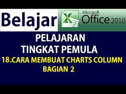 Belajar Microsoft Excel 2010 Untuk Pemula Cara Membuat Charts Column Bagian2 Youtube