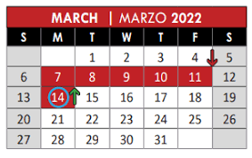 Meadows Elementary School 2020 2021 Academic Calendar For March 2021 1600 Rigsbee Dr Plano Tx 75074 6525