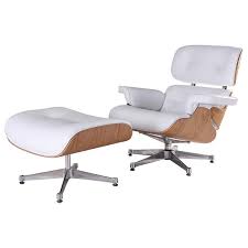 However, buying the eames lounge chair and ottoman replica is not easy. Classic Charles Eames Lounge Chair And Ottoman Replica White Leather Ash Wood Decomica As A Brand Known For Quality And Excellent Service