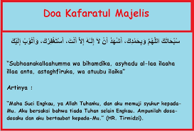 Doa Kafaratul Majelis Pengertian Lafal Manfaat Faedah Makna