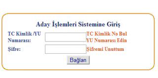 Numarası ve şifre bilgileri ile aday. Osym Giris Sifremi Unuttum Nasil Alabilirim Takvim Egitim
