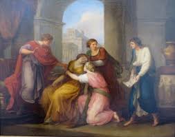 Octavia Minor Sister Of Augustus Wife Of Mark Antony And Great Grandmother Of Caligula History Painting Free Art Prints Painting Reproductions