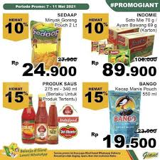 Giant swalayan mengeluarkan promo akhir pekan dengan harga yang spesial khusus akhir pekan. Simak Promo Jsm Giant 9 Mei 2021 Diskonan Weekend Hingga 35