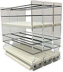 Amazon Com Vertical Spice 222x2x11 Dc Spice Rack Cabinet Mounted 3 Drawers 30 Capacity New And Unique Spice Rack Spice Rack Vertical Spice Storage